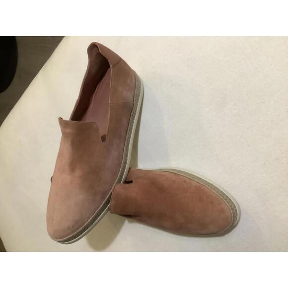 VINCE Suede Loafer Sneaker Dillon Terracotta 38 Casual Flats Comfort Slip On - Picture 2 of 6